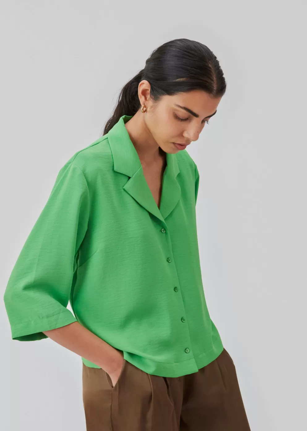 Hot Modström Aaliyahmd Shirt Classic Green