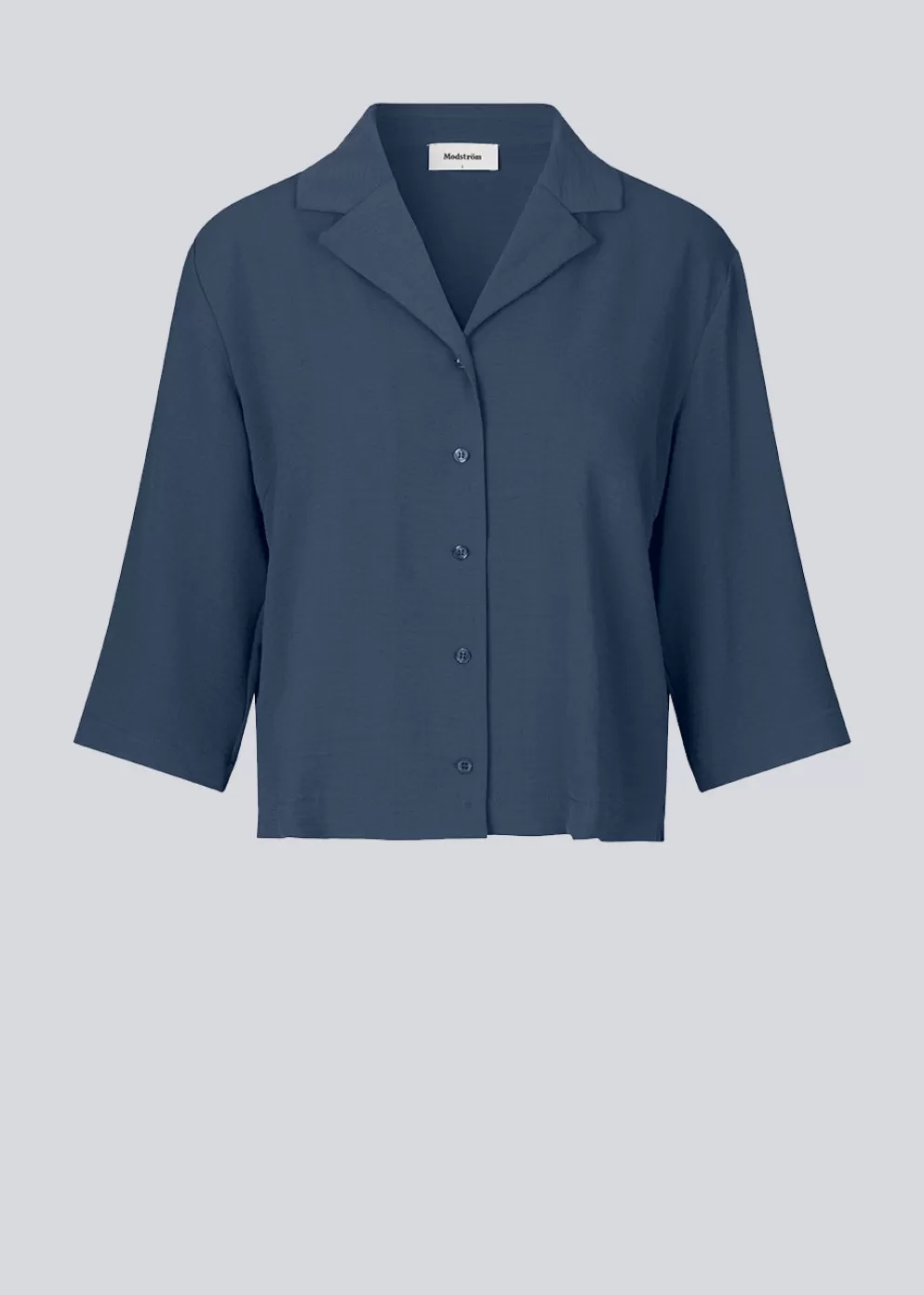 Hot Modström Aaliyahmd Shirt Midnight Blue