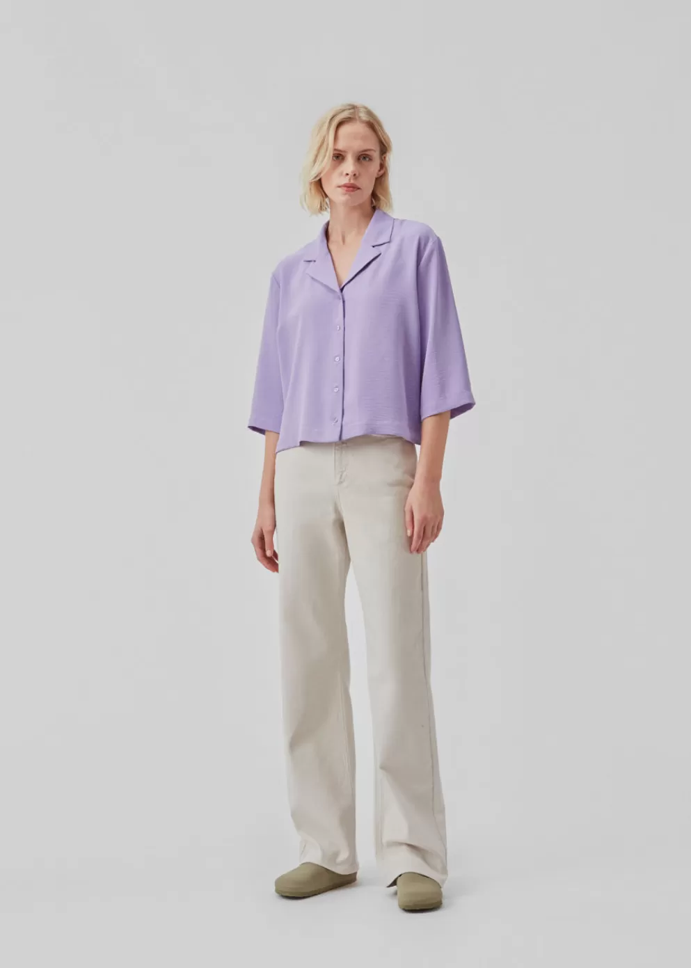 Cheap Modström Aaliyahmd Shirt Purple Blossom