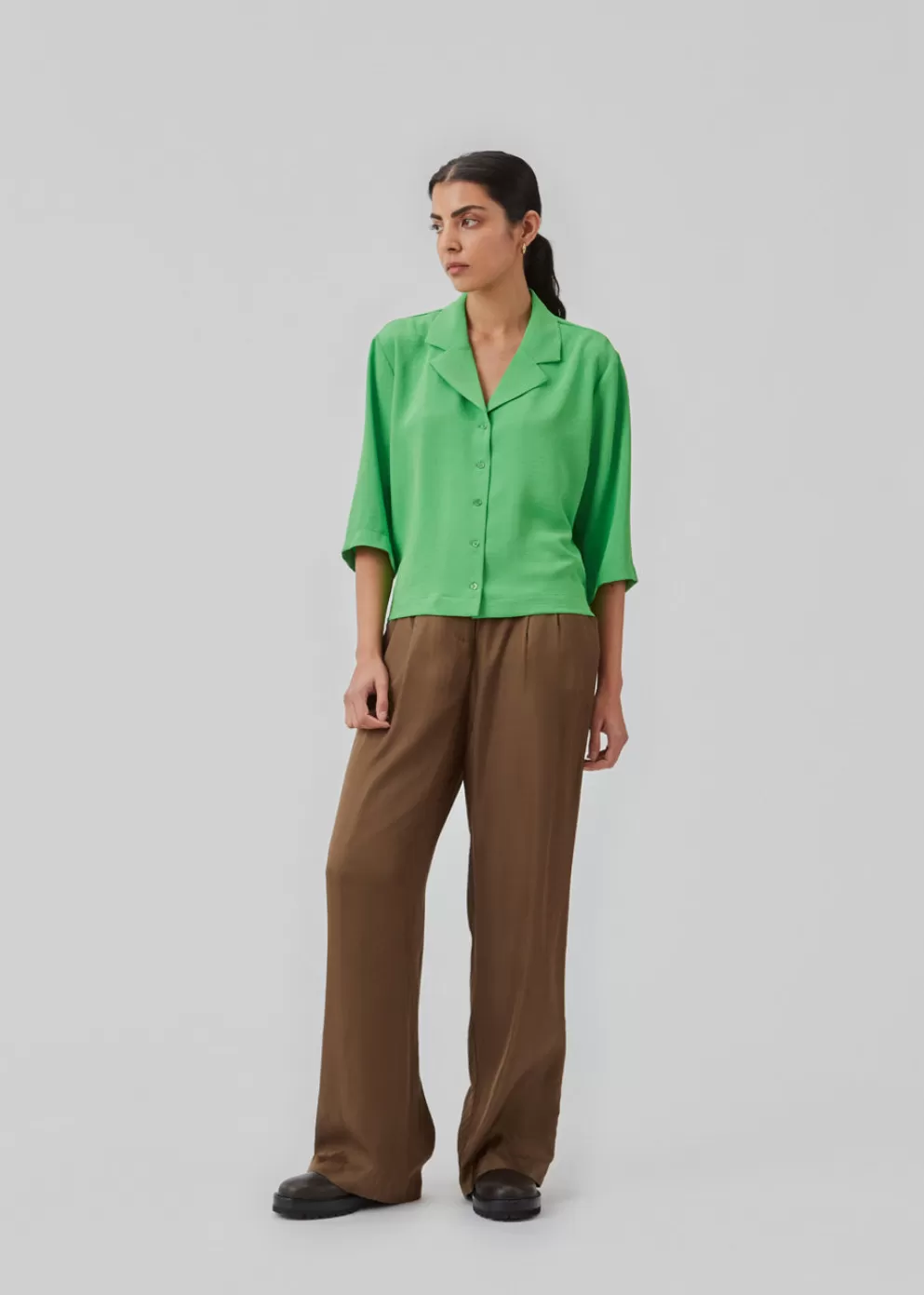 Hot Modström Aaliyahmd Shirt Classic Green