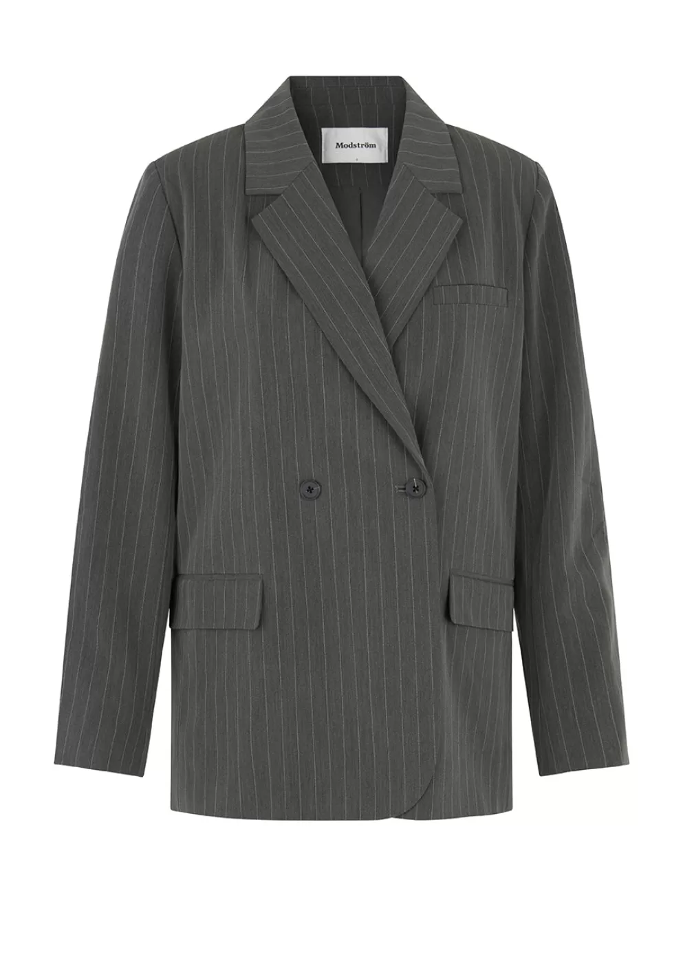 Store Modström Abrahammd Blazer Grey Pinstripe