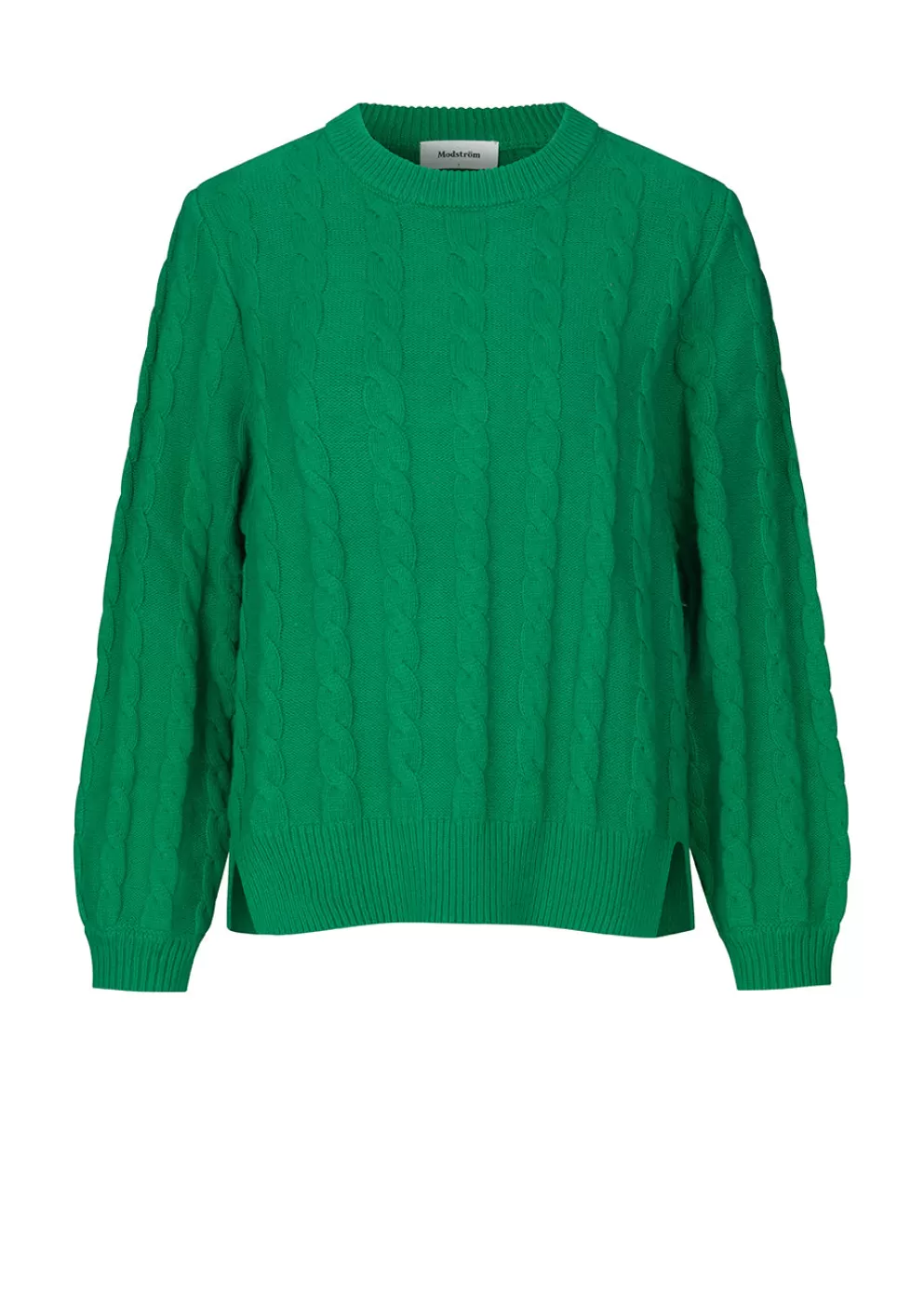 Clearance Modström Alicemd O-Neck Green Meadow