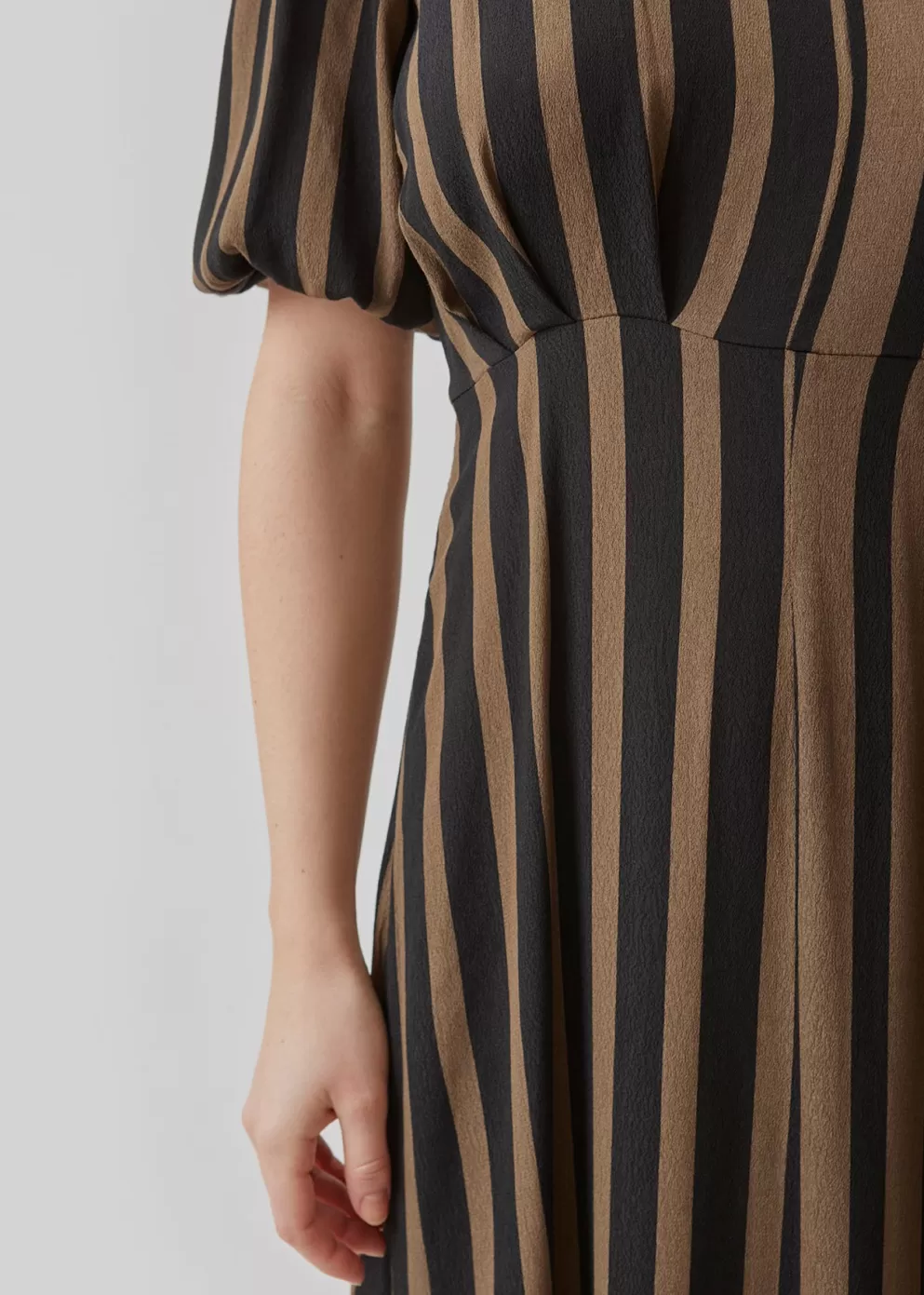 Fashion Modström Aliciamd Print Dress Bold Sienna Stripe