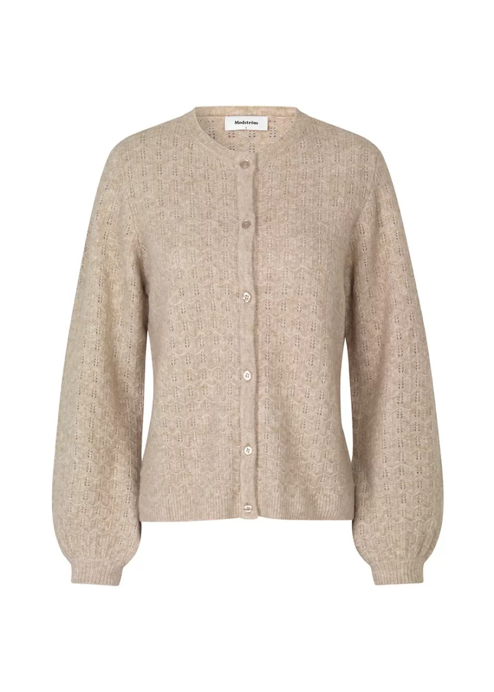 Clearance Modström Alvesmd Cardigan Beige Melange