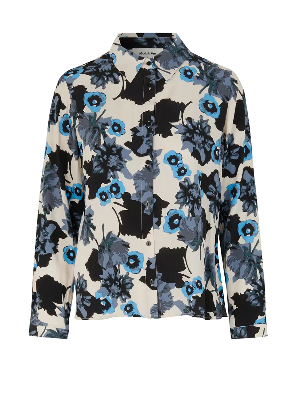 Outlet Modström Annaliemd Print Shirt Shadow Flower