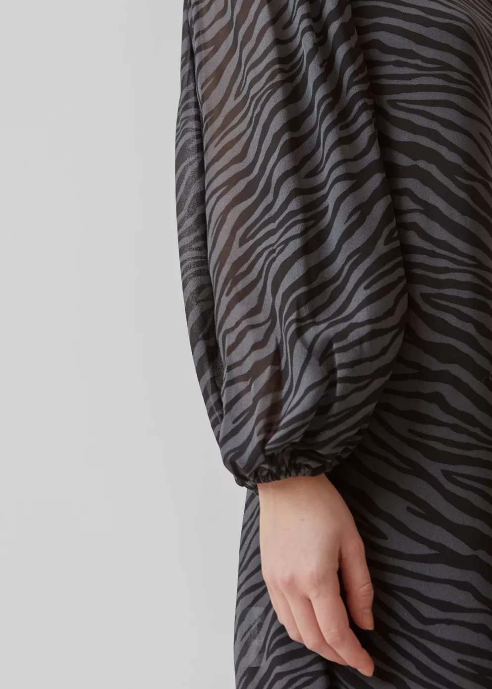 Shop Modström Ariellamd Print Dress Rainy Zebra