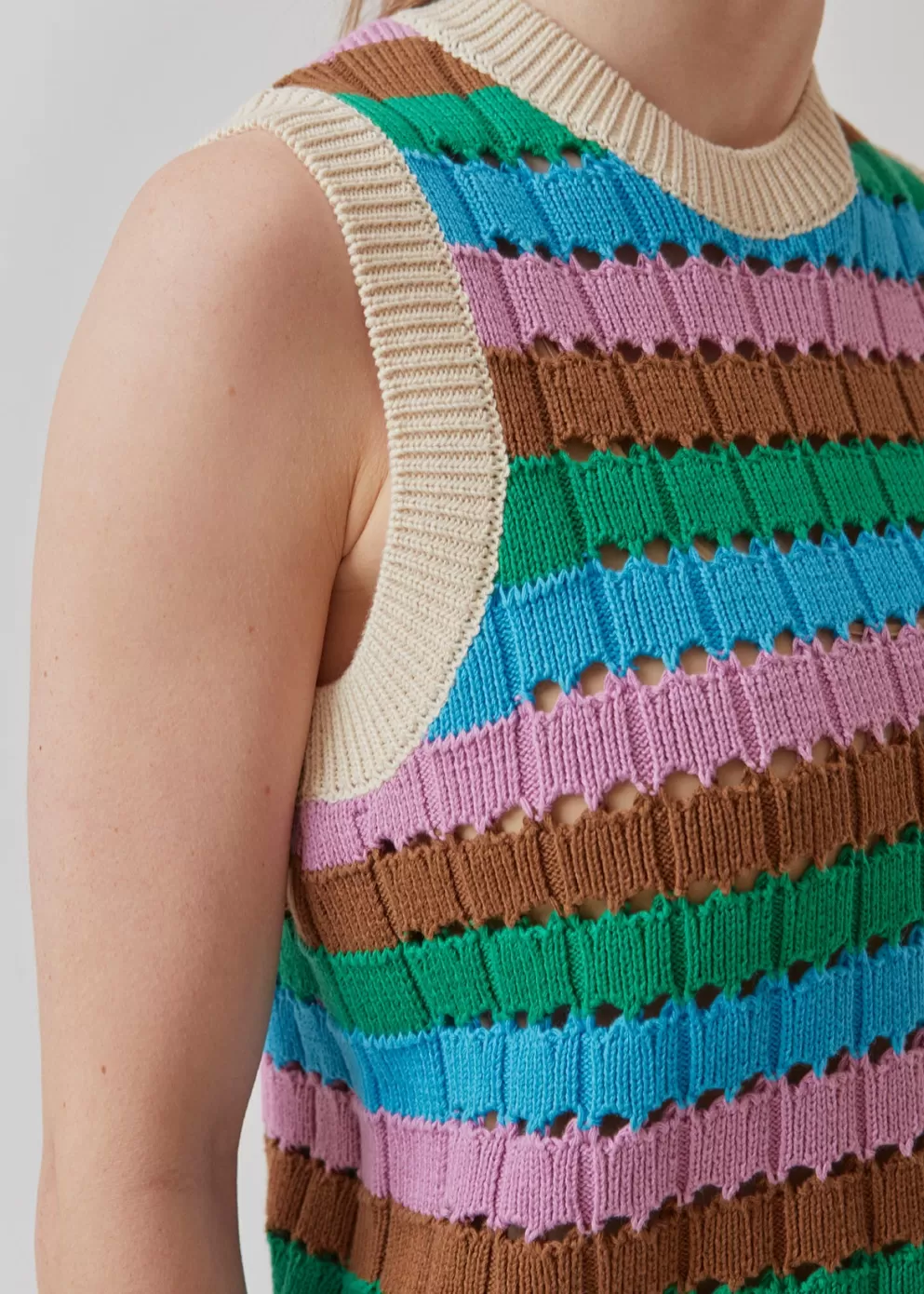 Fashion Modström Axelmd Vest Multi Stripe