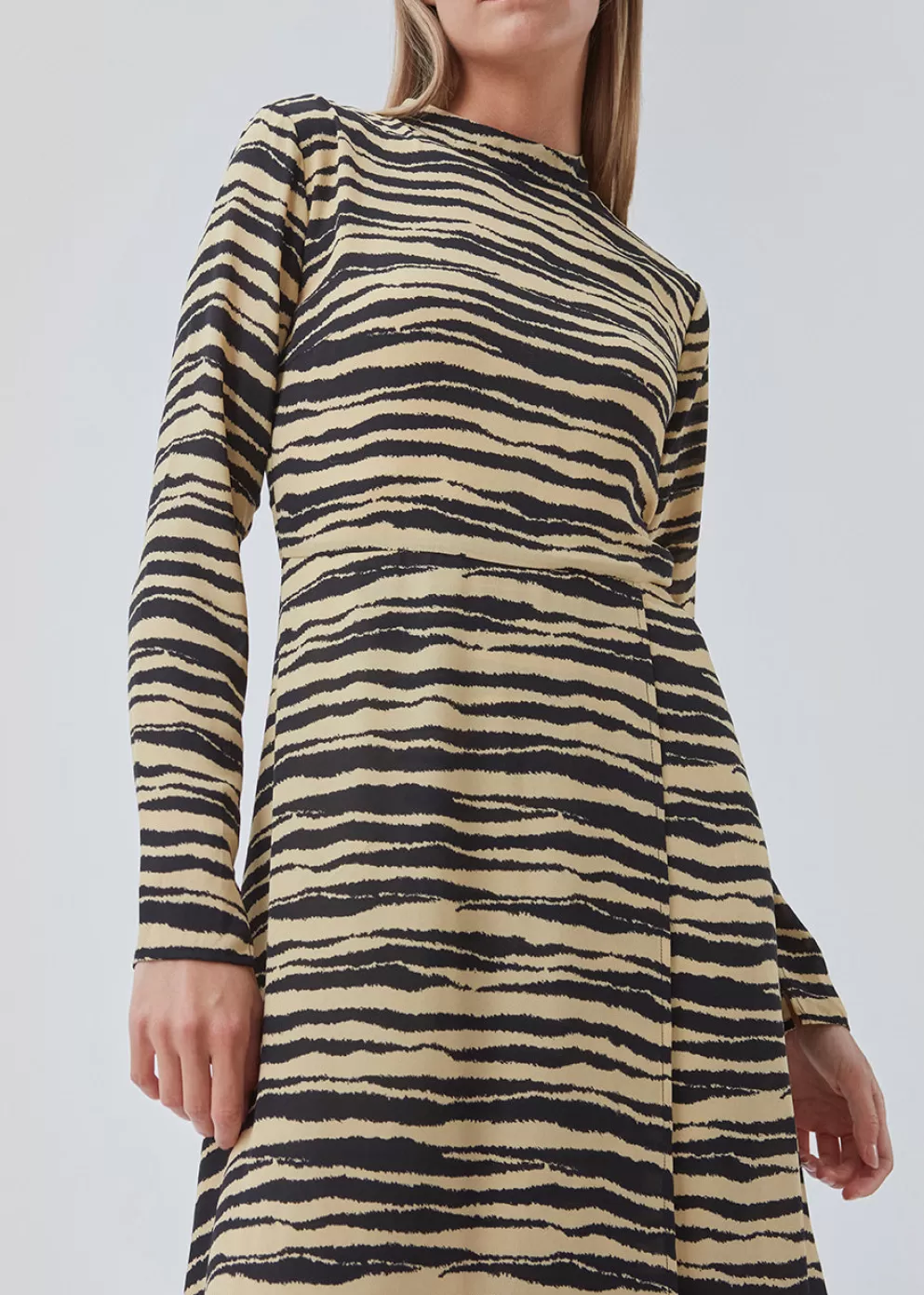 Best Sale Modström Beckymd Print Dress Moonstone Tiger