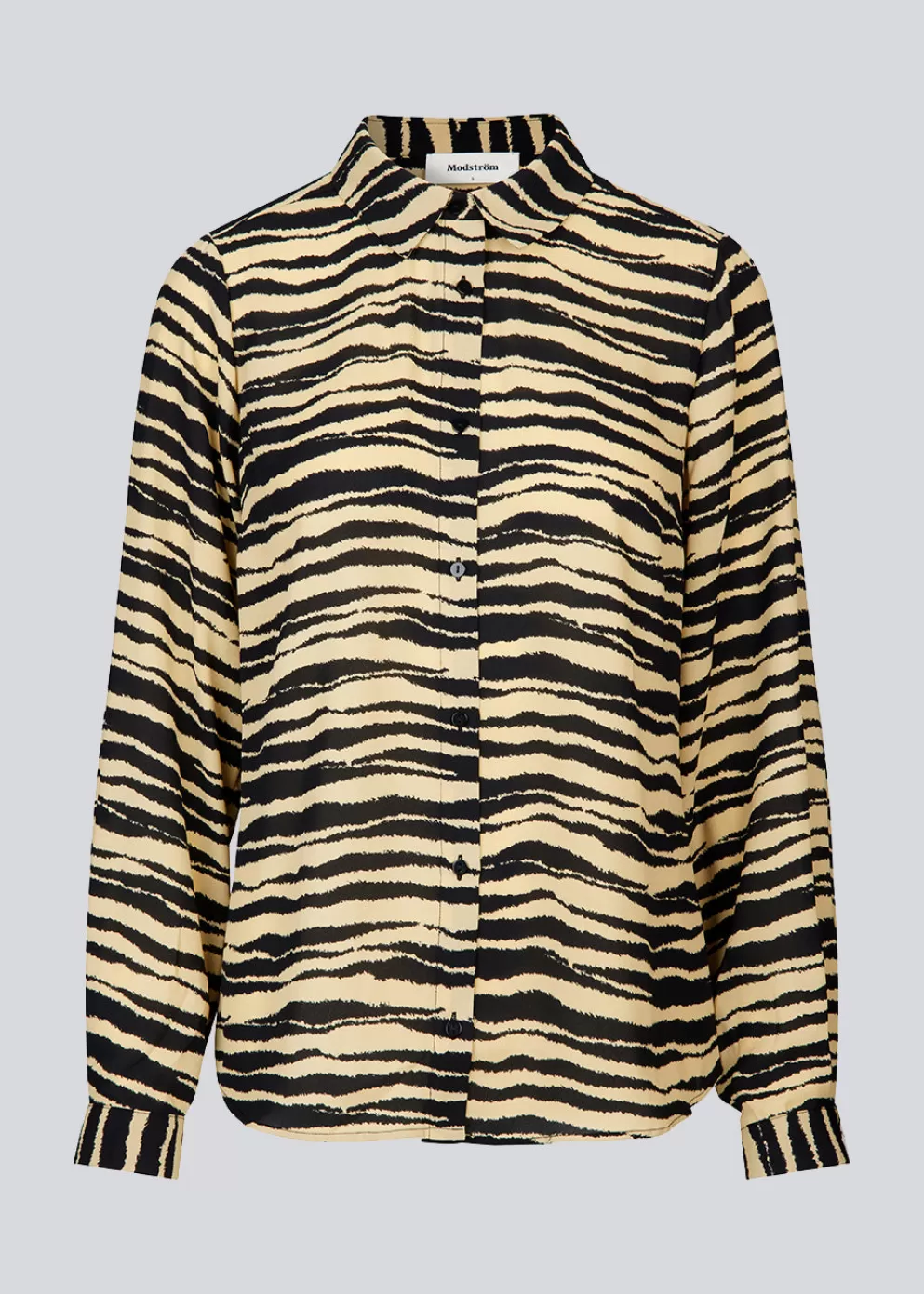 Flash Sale Modström Beckymd Print Shirt Moonstone Tiger