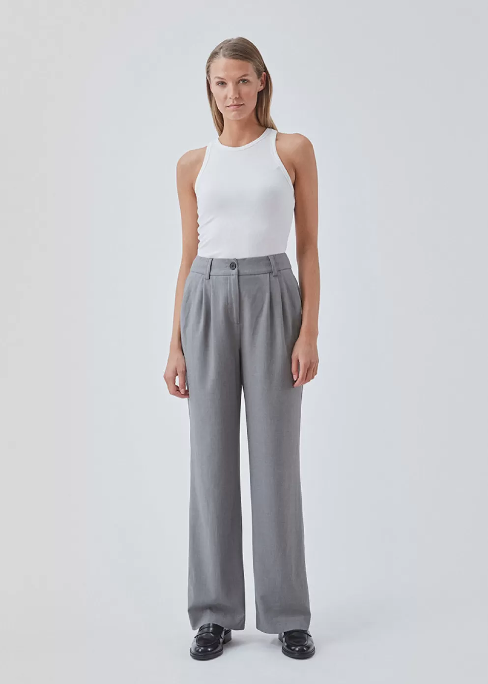 Flash Sale Modström Bennymd Pants Grey Melange