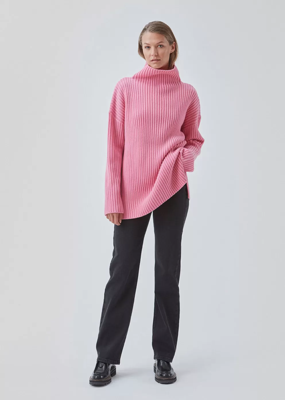 Hot Modström Bradleymd T-Neck Cosmos Pink