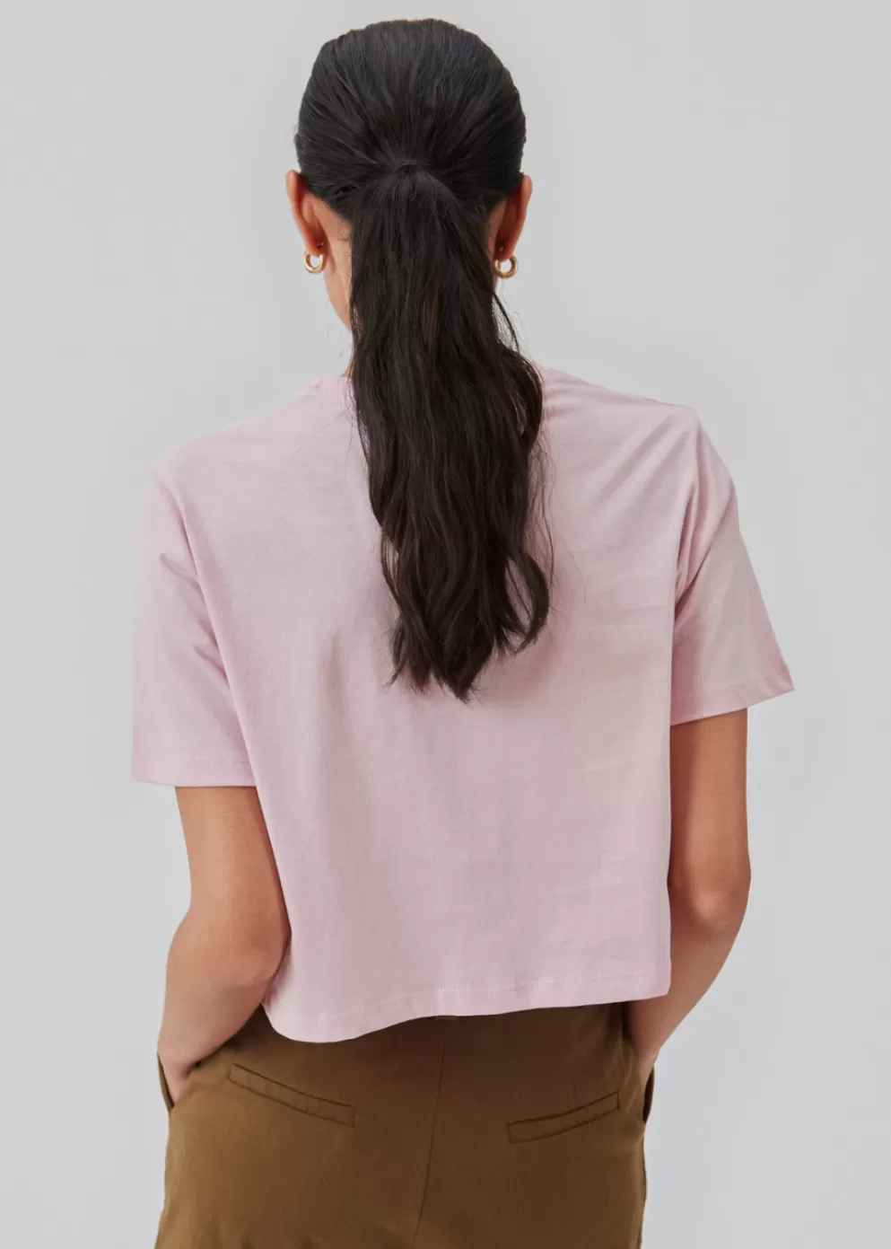 Best Sale Modström Cadakmd Crop T-Shirt Dusty Sorbet