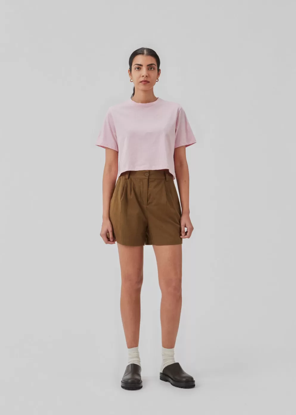 Best Sale Modström Cadakmd Crop T-Shirt Dusty Sorbet