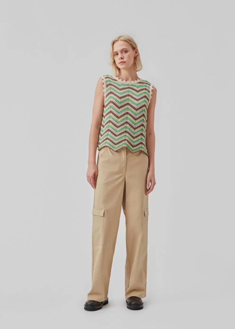 Sale Modström Carymd Top Green Sorbet Stripe