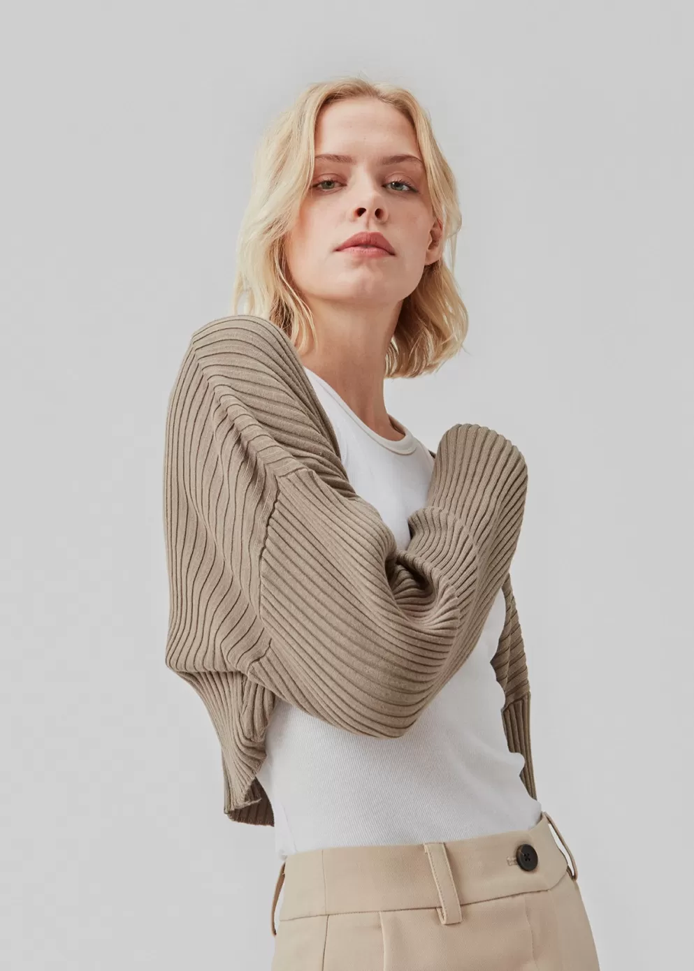 Clearance Modström Catemd Cardigan Spring Stone