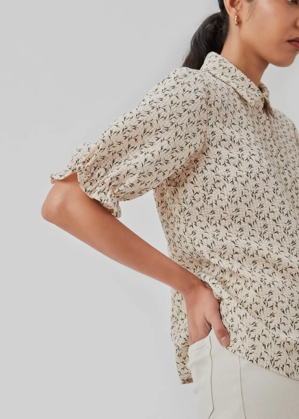 Discount Modström Chrissymd Print Shirt Sorbet Twirll