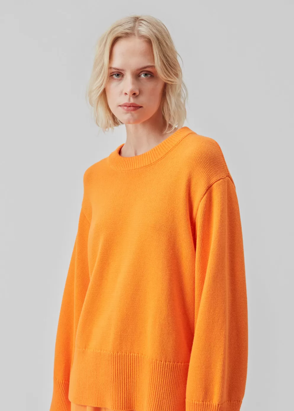 Fashion Modström Corbinmd O-Neck Vibrant Orange