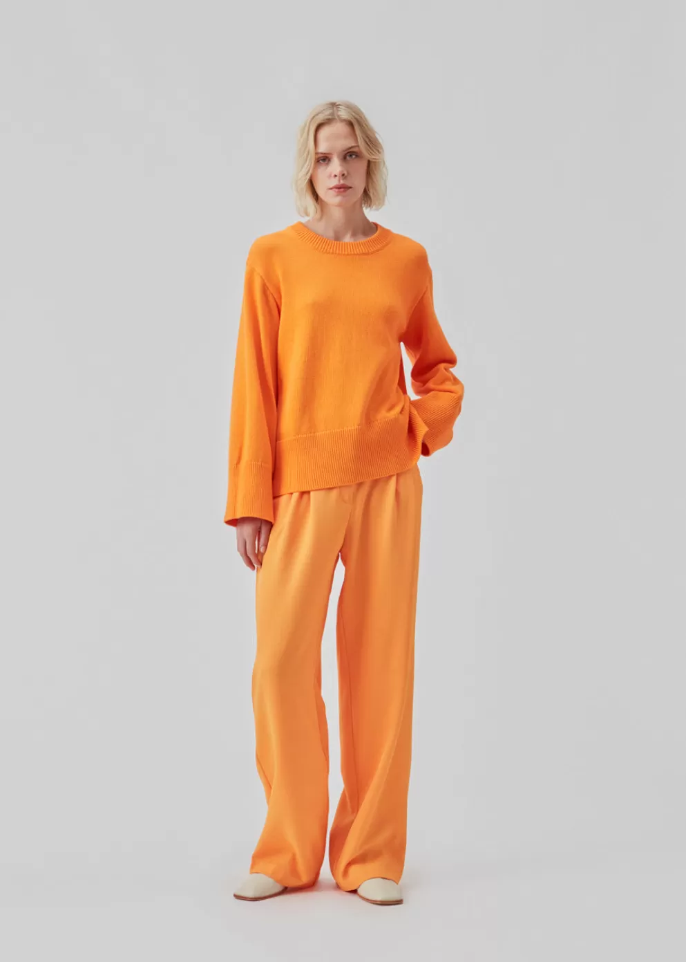 Fashion Modström Corbinmd O-Neck Vibrant Orange