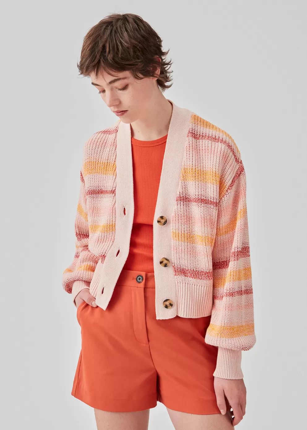 Best Modström Dannamd Cardigan Pastel Spacedye