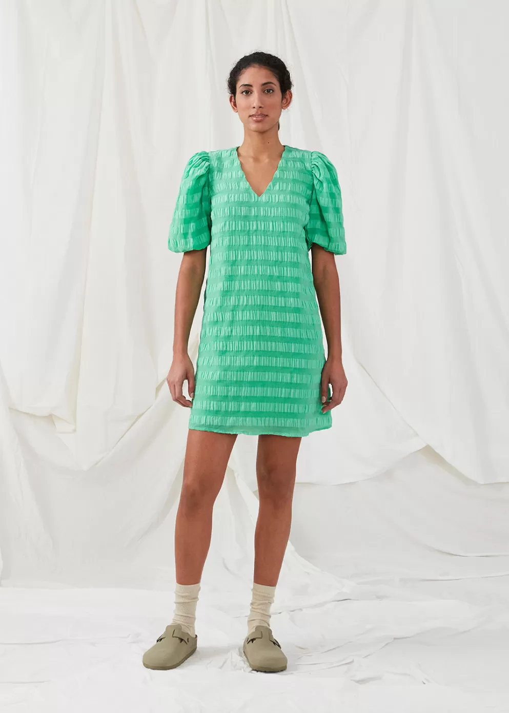 Online Modström Dinomd Dress Calm Jade