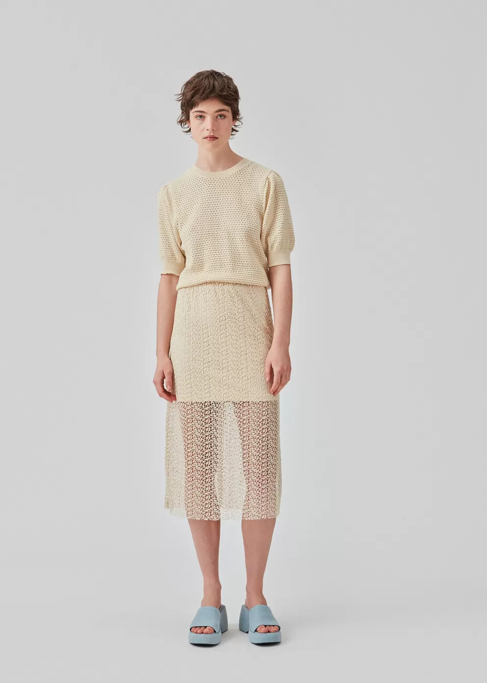 Outlet Modström Dionamd Skirt Summer Sand