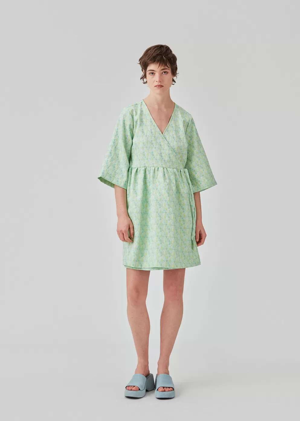 Clearance Modström Dorianmd Wrap Dress Calm Jade