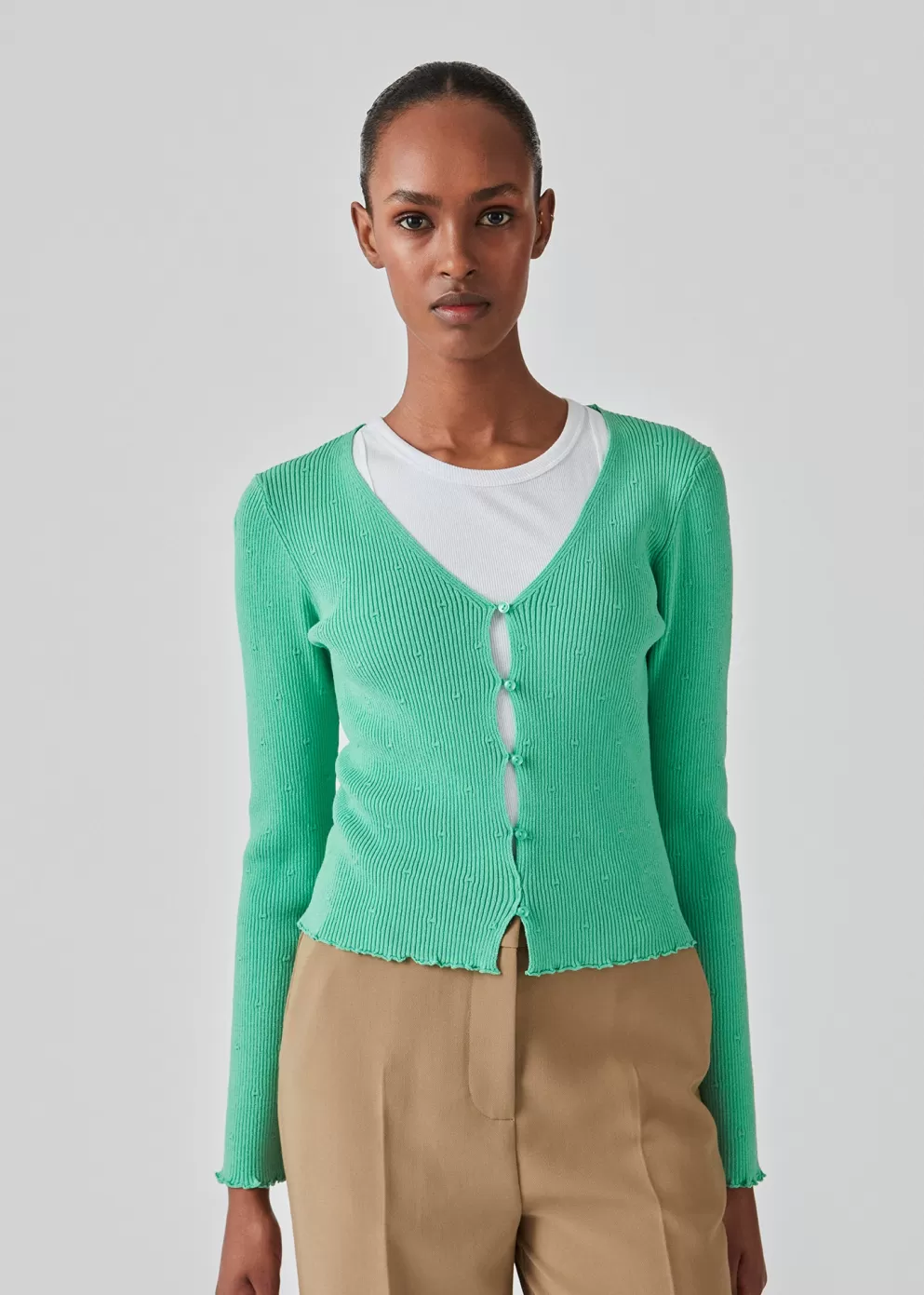 Clearance Modström Dorismd Cardigan Calm Jade