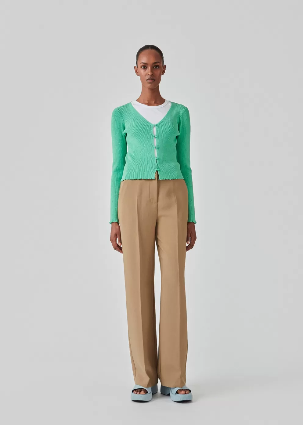 Clearance Modström Dorismd Cardigan Calm Jade