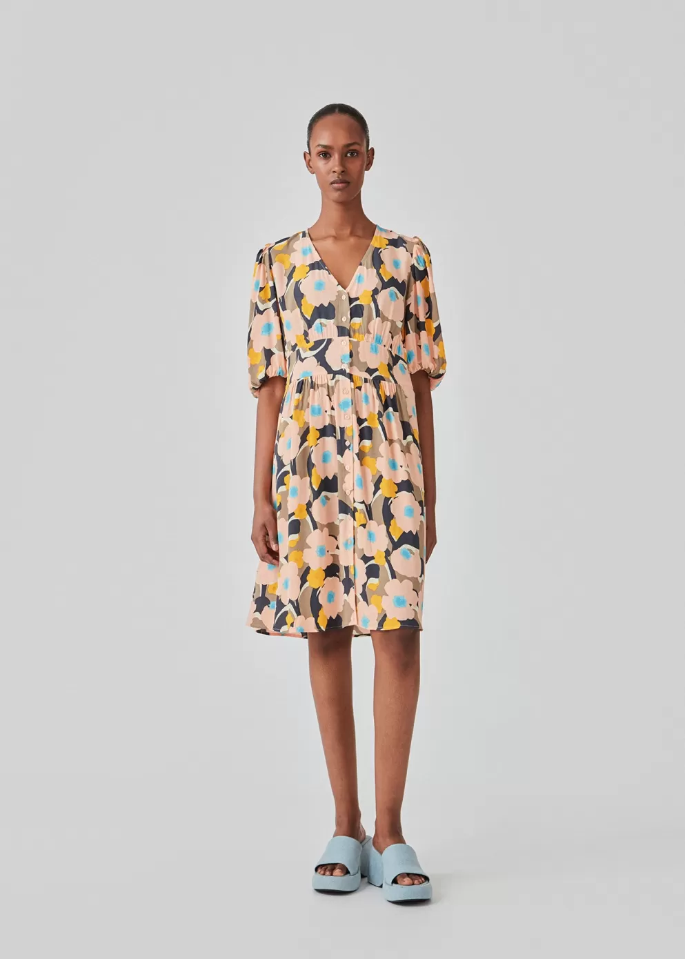 Best Modström Dustinmd Print Dress Sunset Bouquet