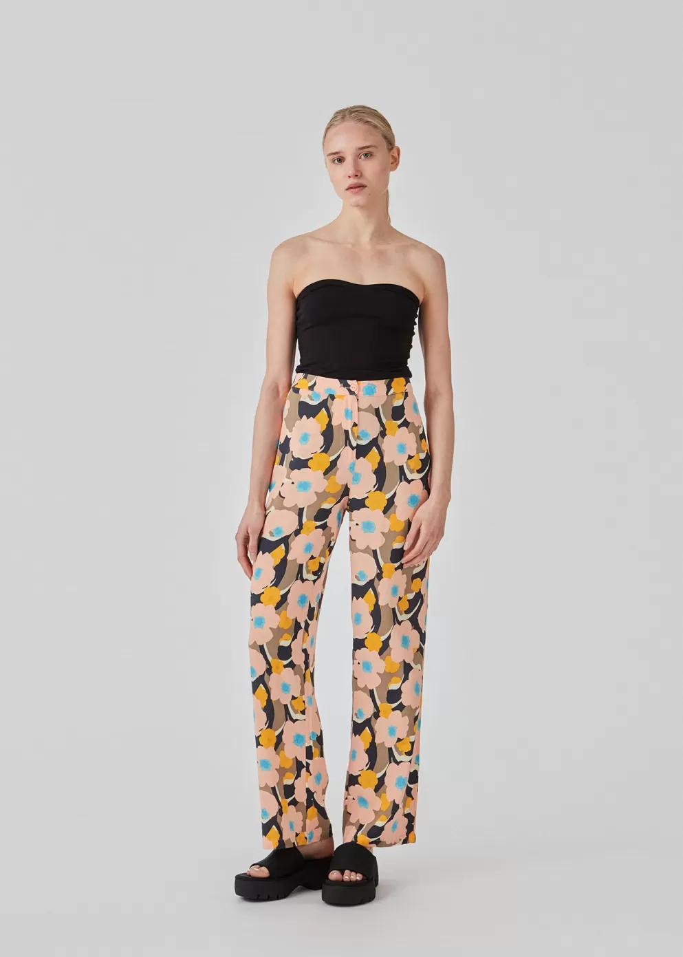 Cheap Modström Dustinmd Print Pants Sunset Bouquet