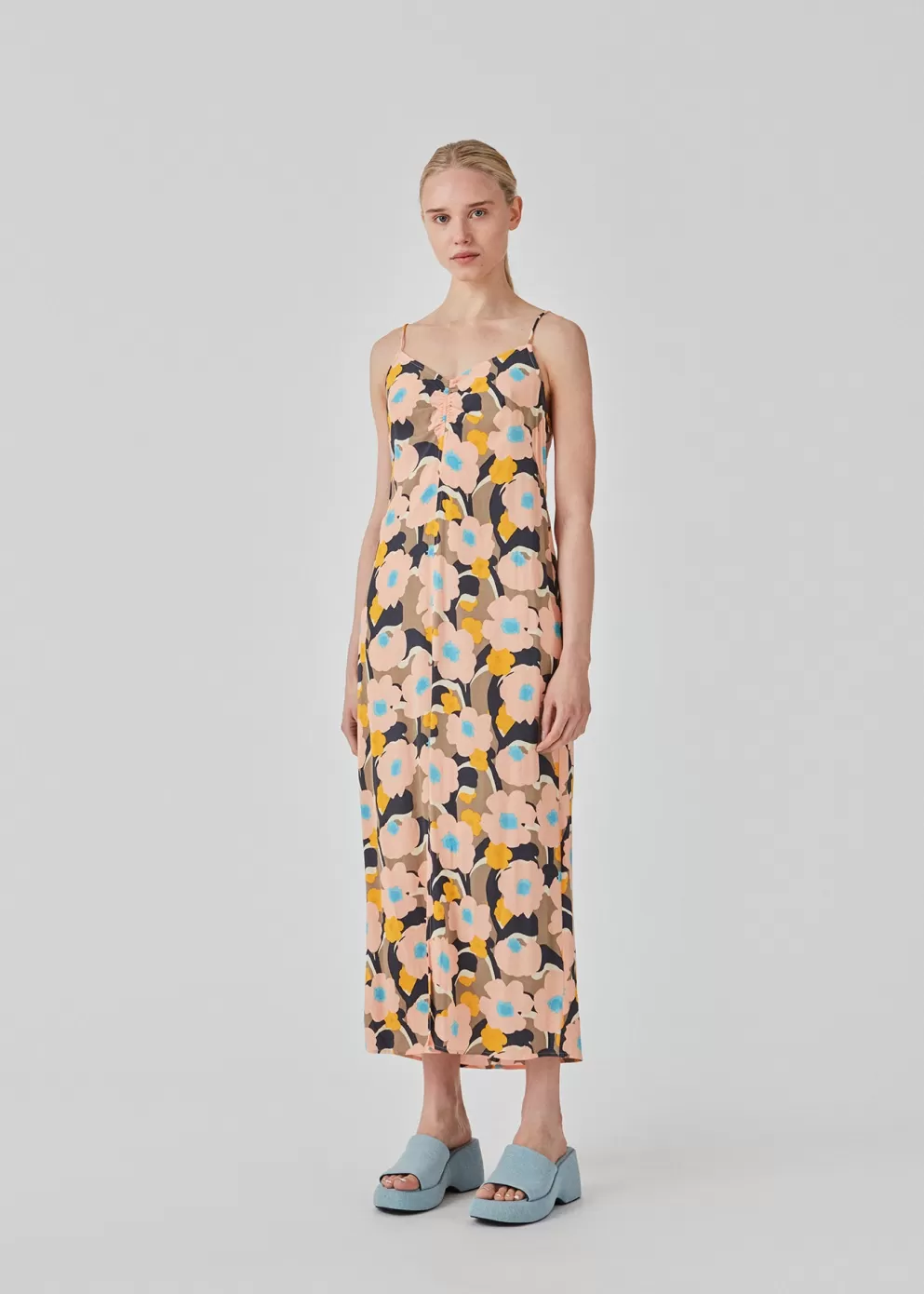 Online Modström Dustinmd Print Strap Dress Sunset Bouquet