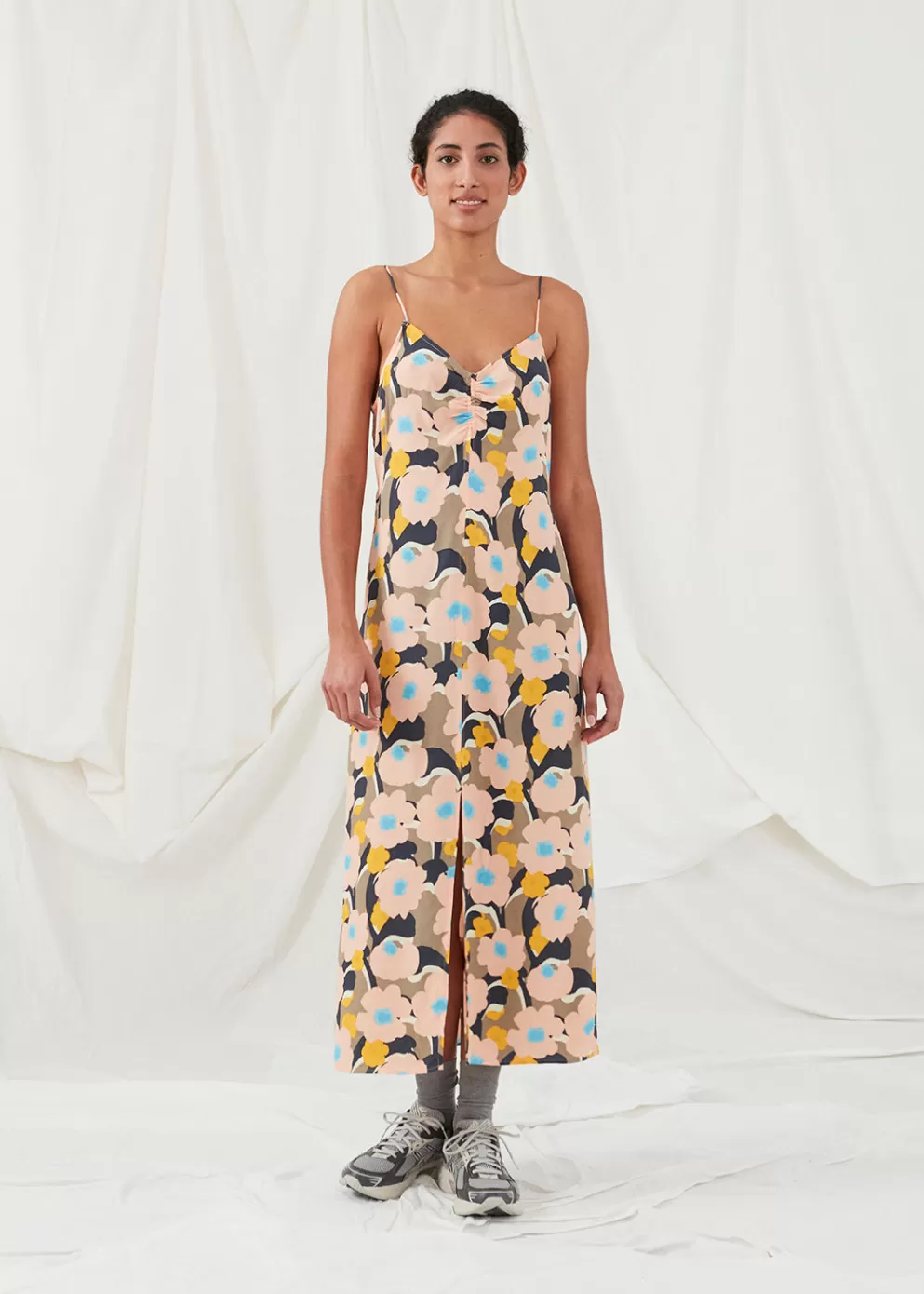 Online Modström Dustinmd Print Strap Dress Sunset Bouquet