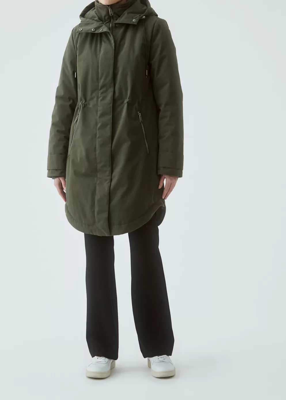 Shop Modström Keller Coat Dark Army