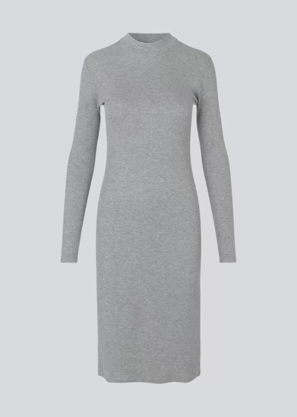 Cheap Modström Krown Ls T-Neck Dress Grey Melange