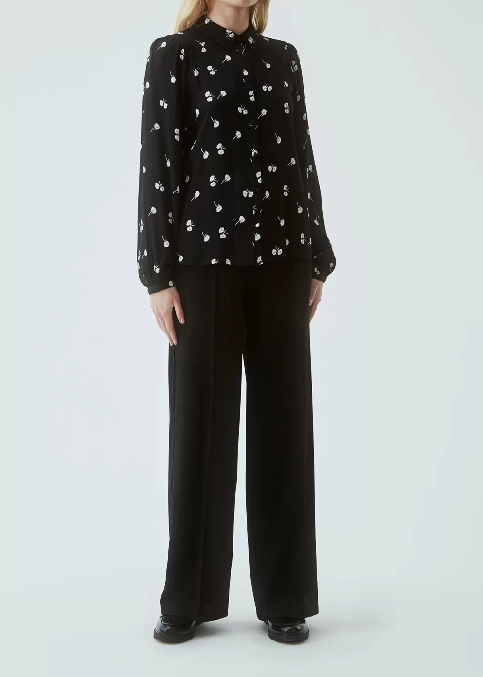 Online Modström Mercy Print Shirt Dark Daisy