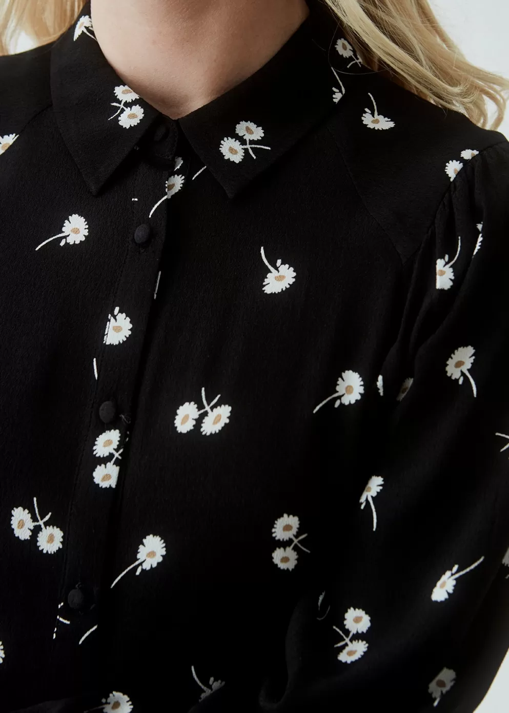 Online Modström Mercy Print Shirt Dark Daisy