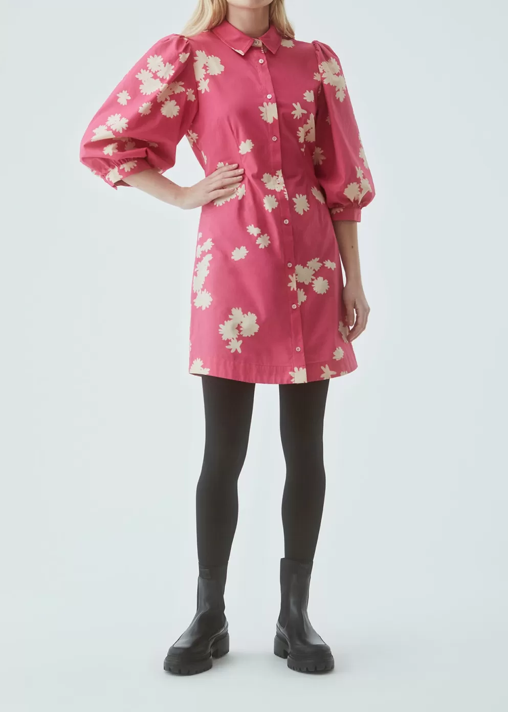 Best Modström Milan Print Dress Wind Flower Pink