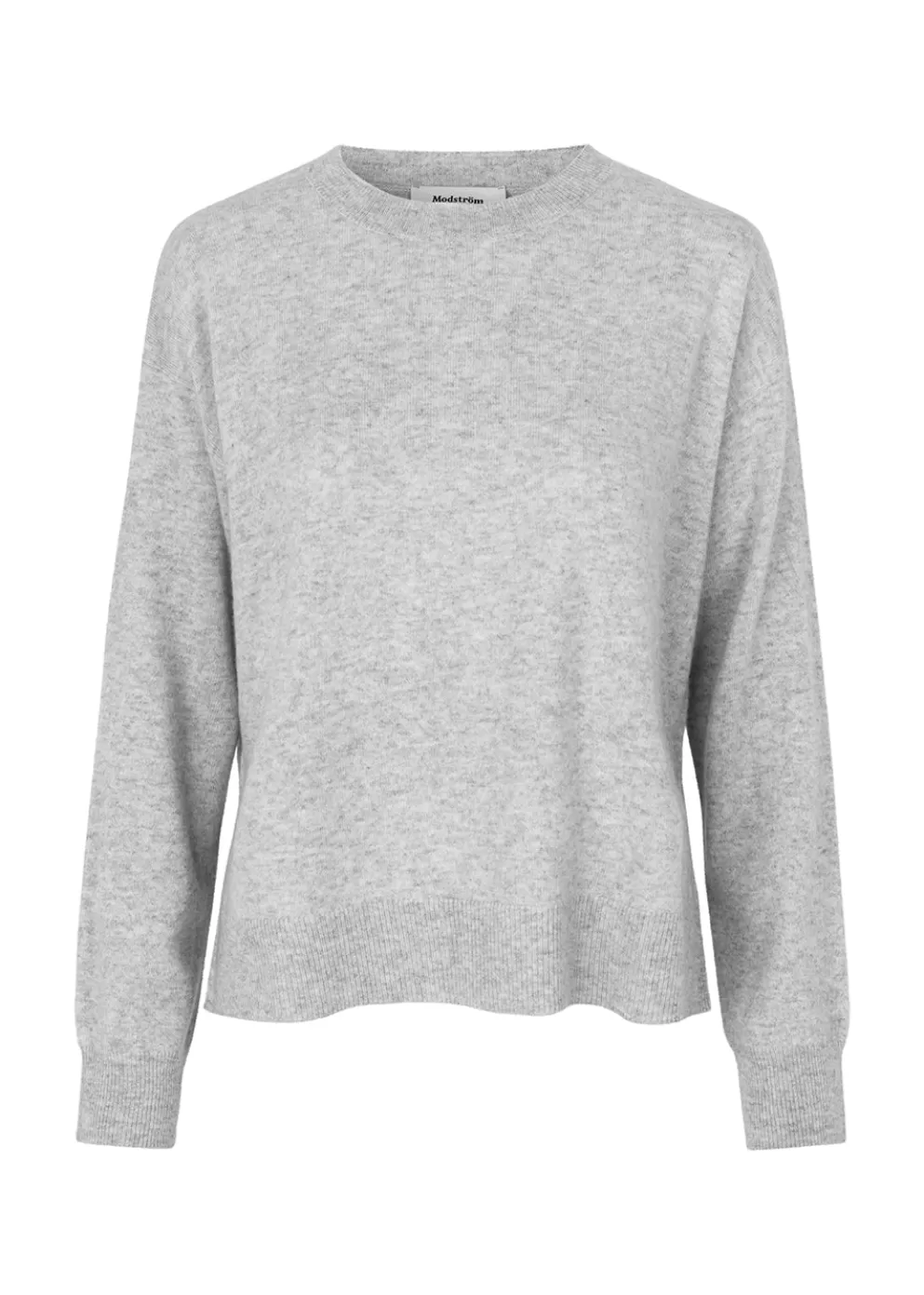 Store Modström Noris O-Neck Grey Melange