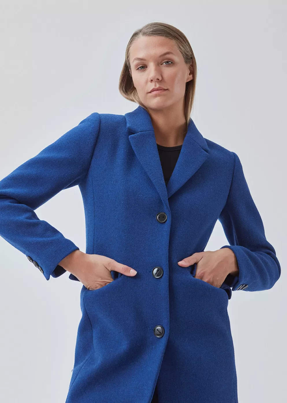 Discount Modström Pamela Coat Electric Blue