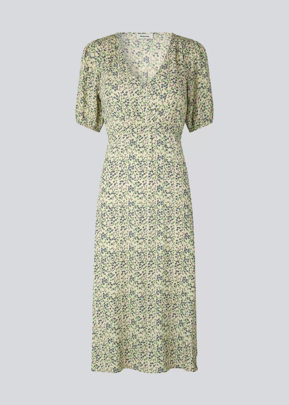 Discount Modström Ravenmd Long Print Dress Bobble Bloom Jade