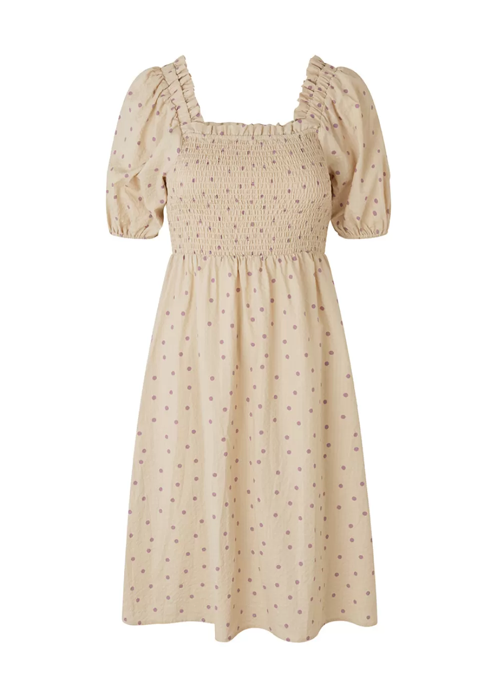 Cheap Modström Reecemd Print Dress Off White Polka Dot