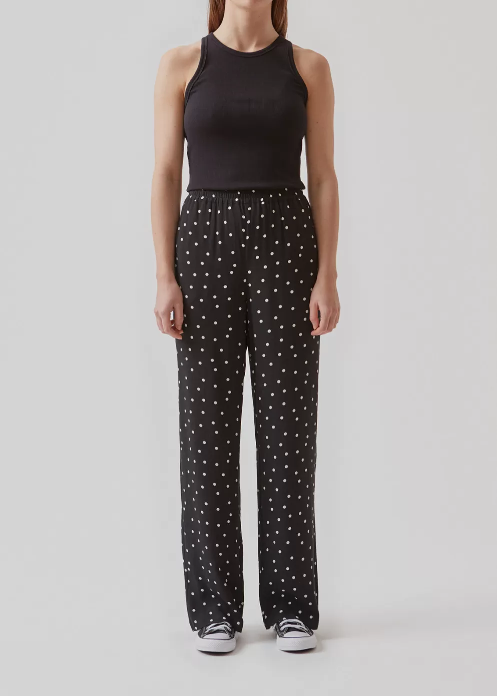 Store Modström Riddermd Print Pants Black Polka Dot