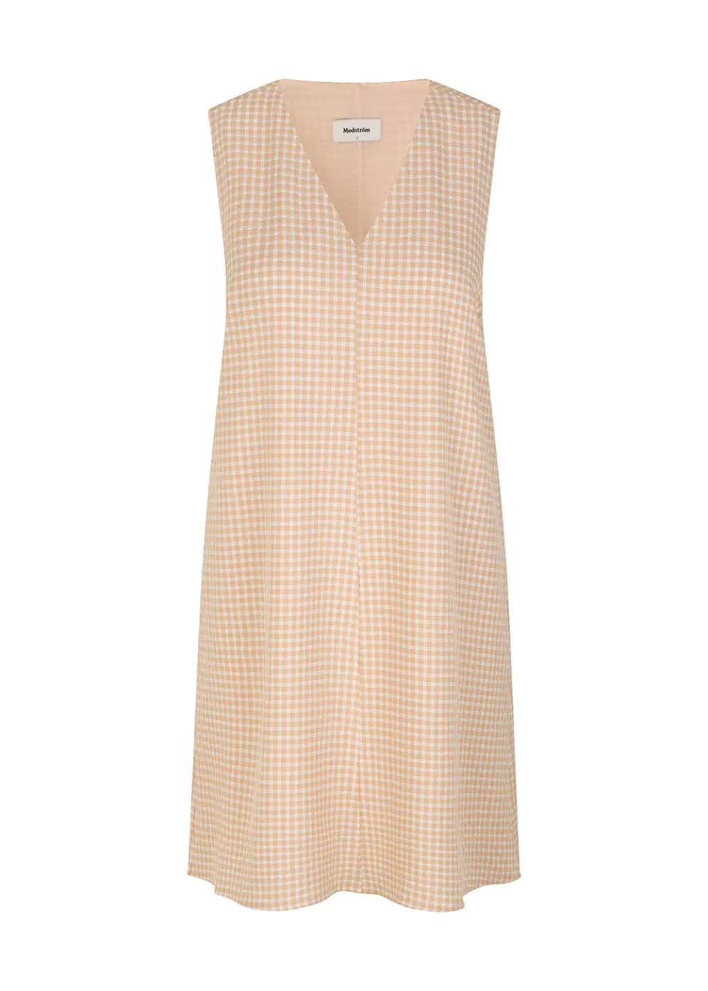 Outlet Modström Rimmemd Dress Beige Check