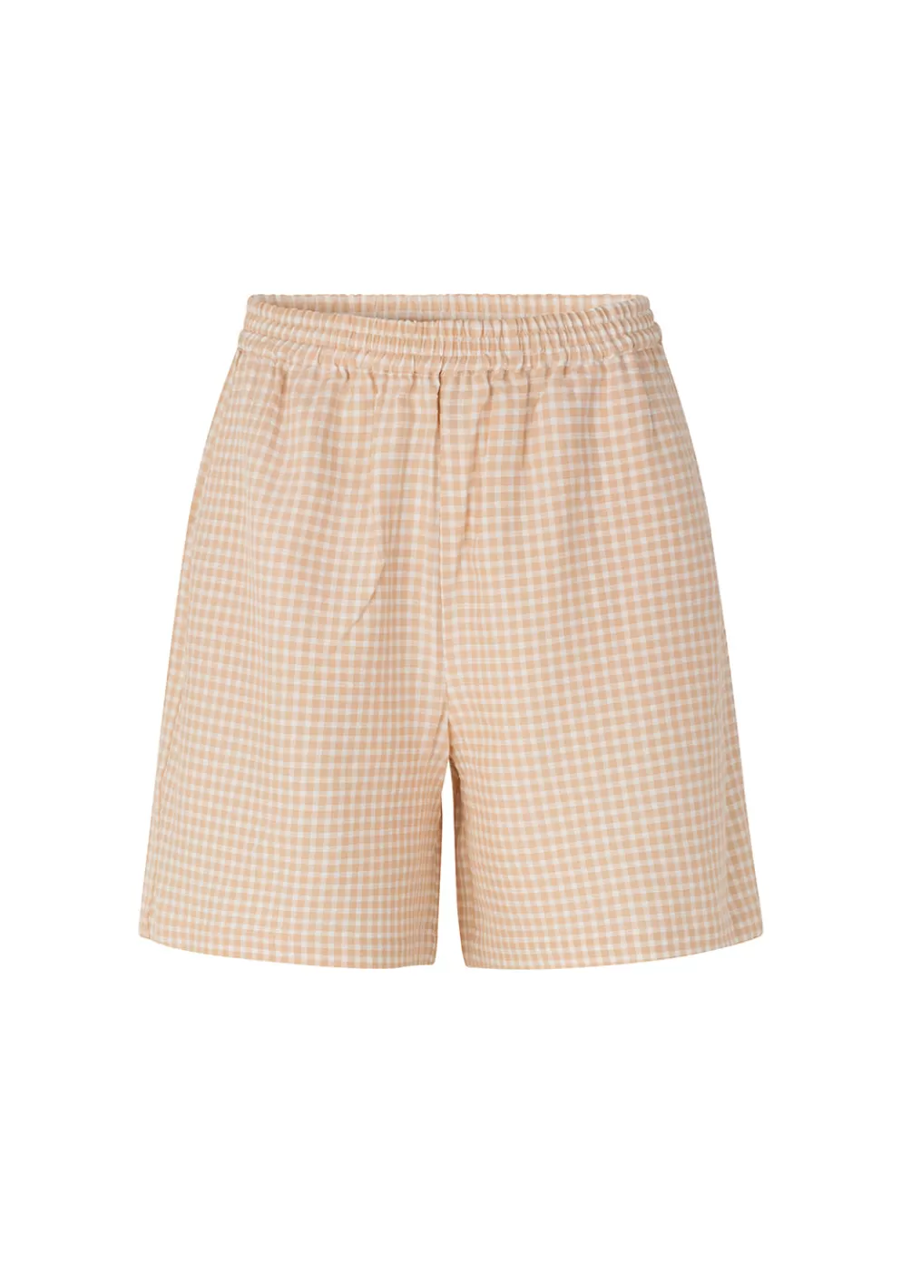 Best Sale Modström Rimmemd Shorts Beige Check