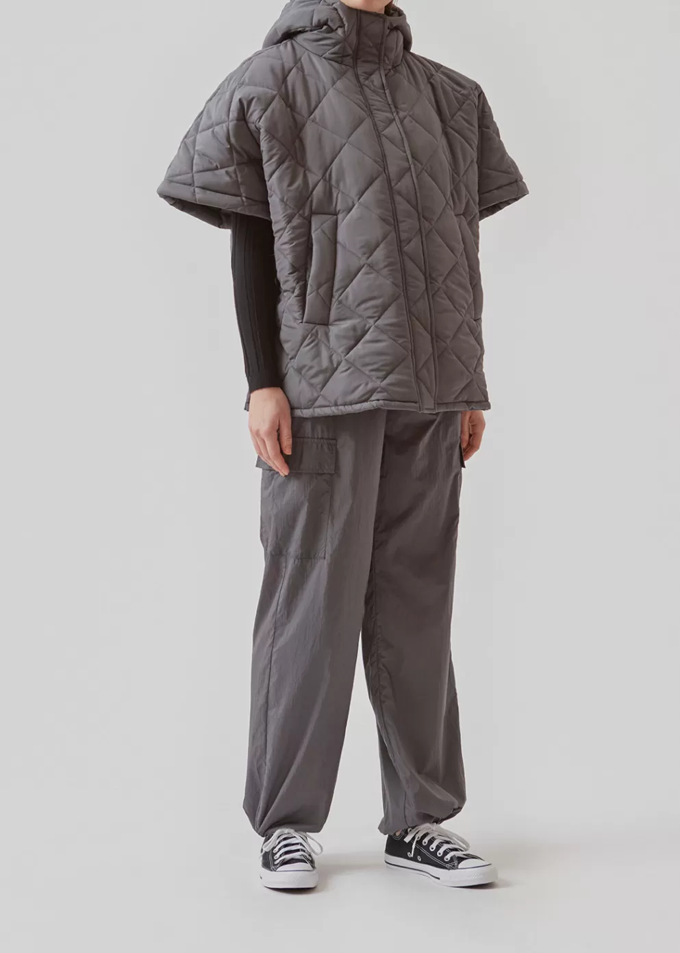 Outlet Modström Sophiamd Poncho Rainy Grey