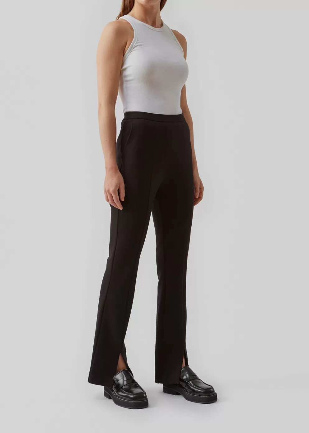 Hot Modström Tannymd Slit Pants Black