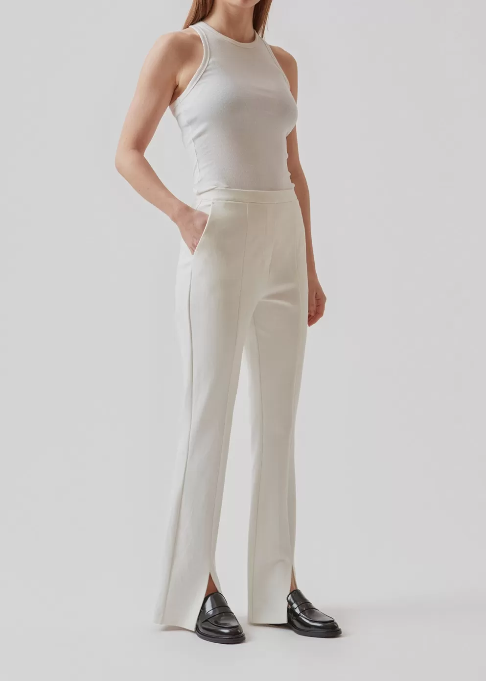 Flash Sale Modström Tannymd Slit Pants Off White