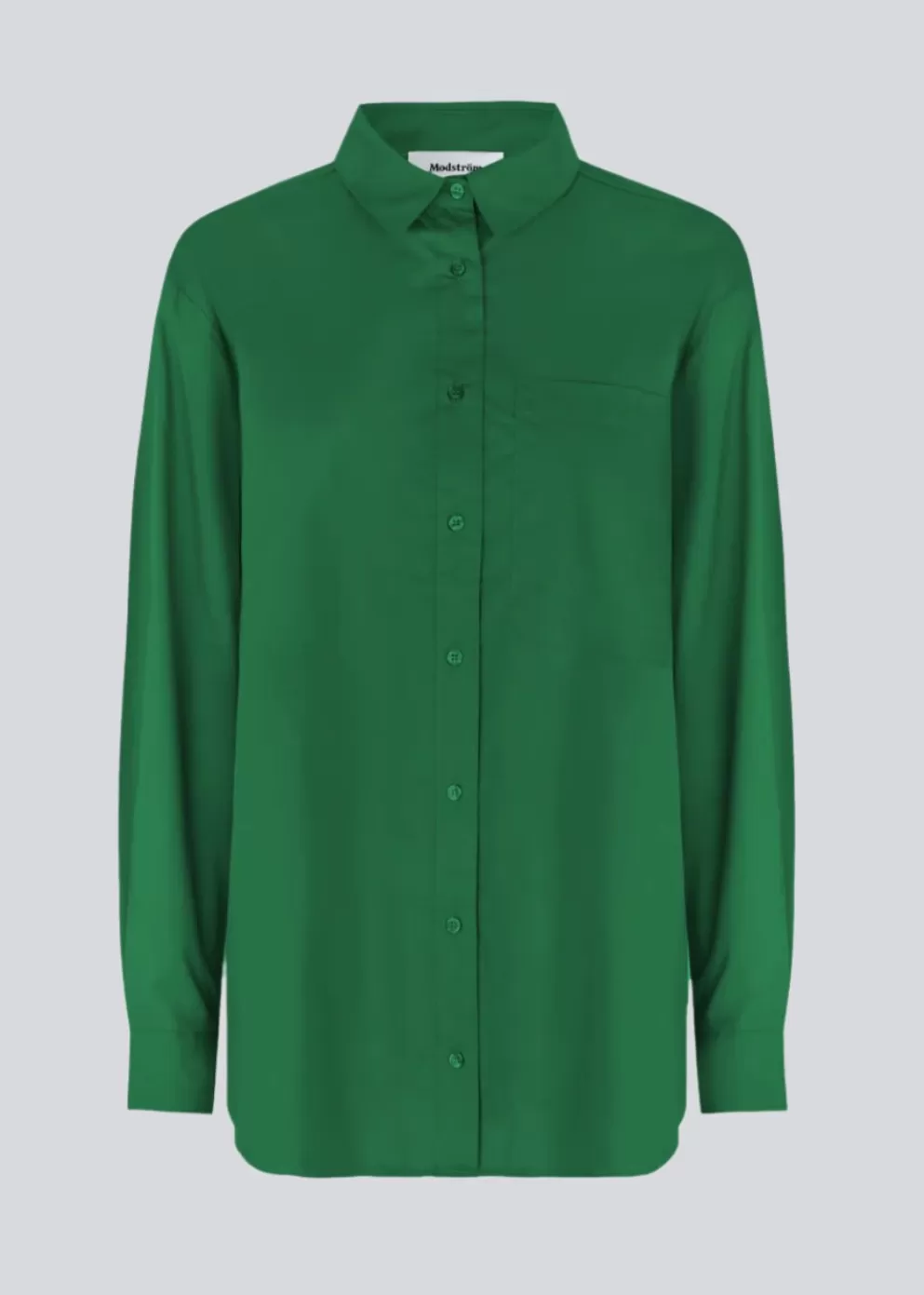 Clearance Modström Tapirmd Shirt Green Meadow