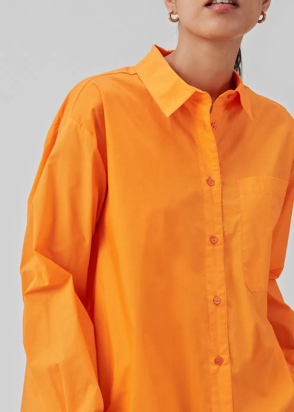 Store Modström Tapirmd Shirt Vibrant Orange