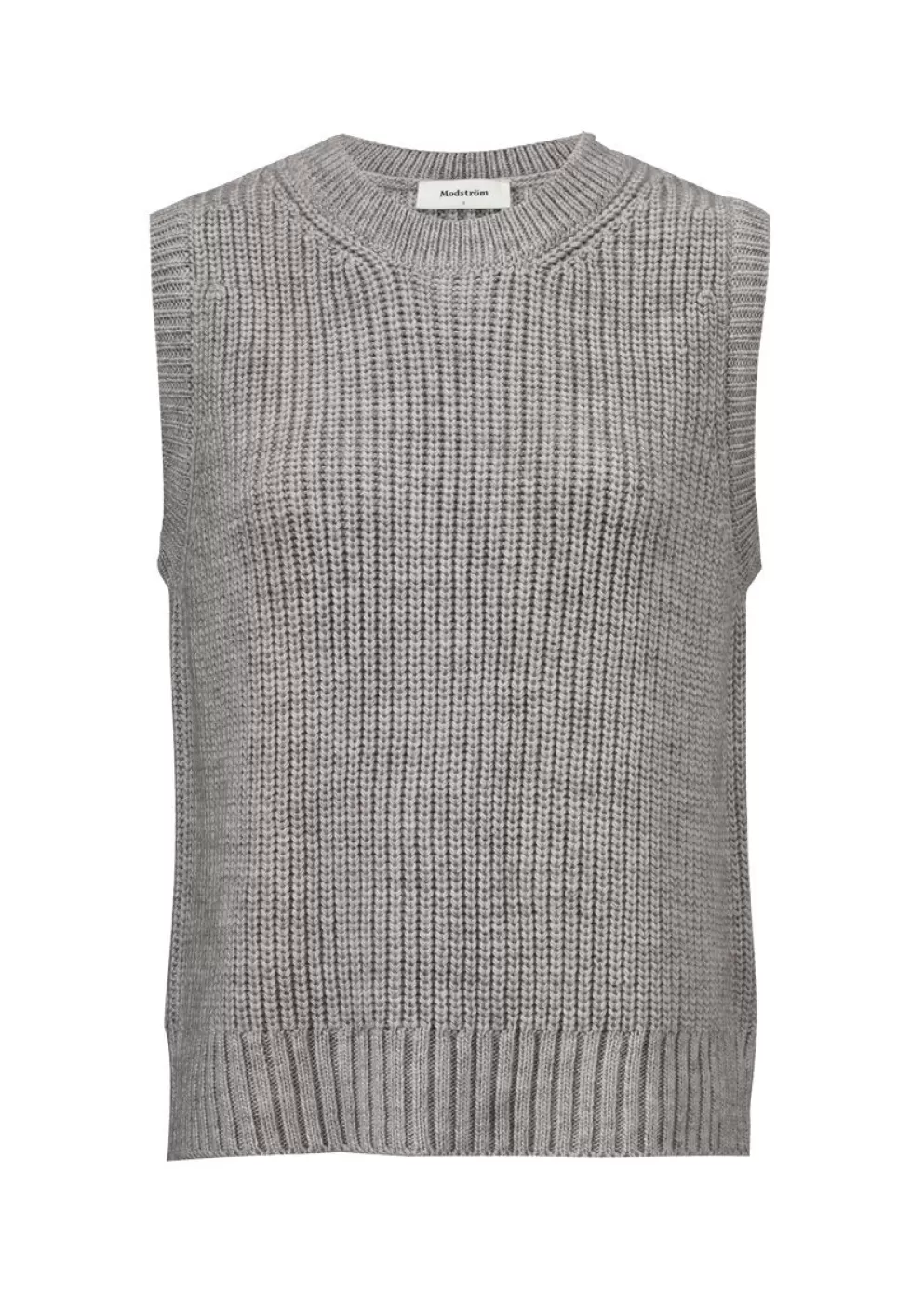 Cheap Modström Timme Vest Light Grey Melange